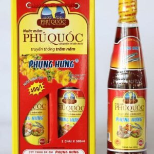 Cặp 2 chai nước mắm Phụng Hưng cốt nhĩ 500ml 45 độ đạm