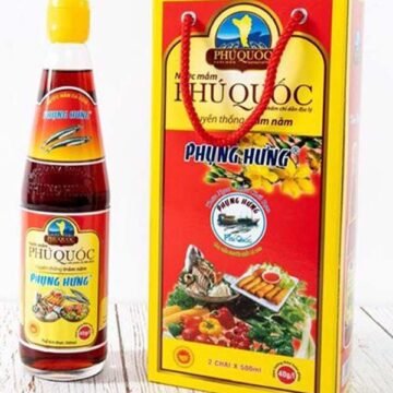 Cặp 2 chai nước mắm Phụng Hưng cốt nhĩ 500ml 40 độ đạm