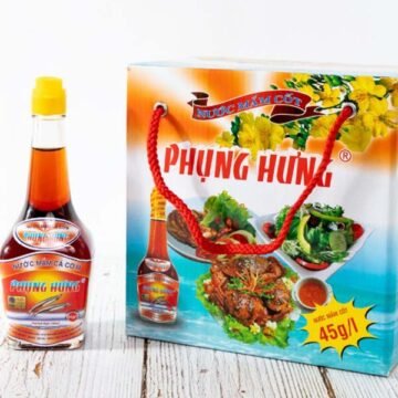 Hộp 6 chai nước mắm Phụng Hưng cốt nhĩ 200ml 45 độ đạm