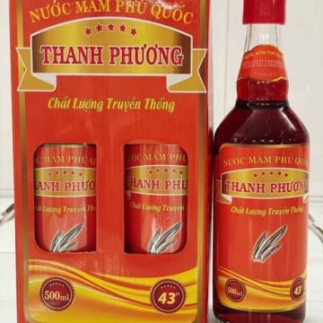 Cặp 2 Chai Nước Mắm Thanh Phương Cốt Nhĩ 500ml 43 Độ Đạm