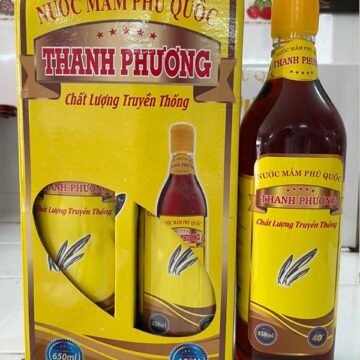 Cặp 2 Chai Nước Mắm Thanh Phương Cốt Nhĩ 650ml 40 Độ Đạm