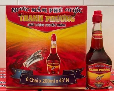 Hộp 6 Chai 200ml Nước Mắm Thanh Phương 43 Độ Đạm