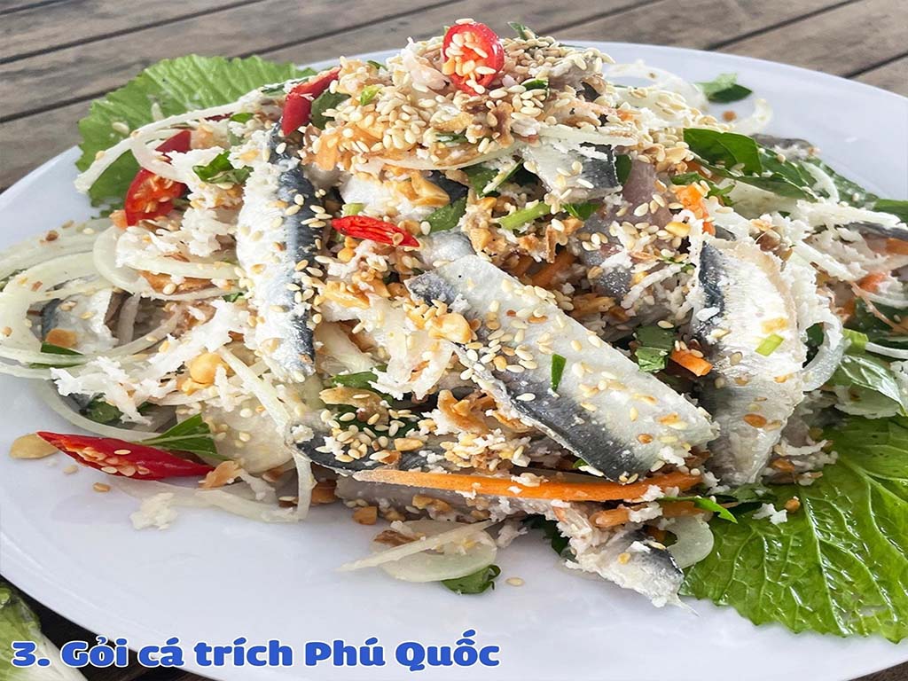 Ăn Gì Khi Đi Du Lịch Phú Quốc Địa Điểm Tên Quán gỏi cá trích